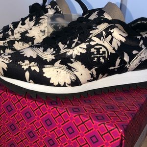 Tory Burch flower sneakers